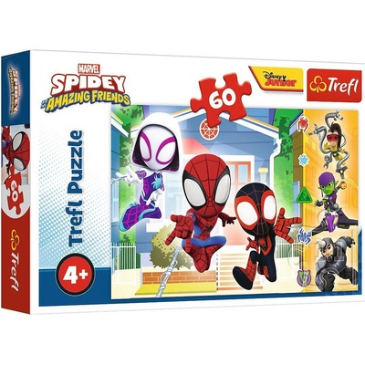 TREFL Spiderman Ve světě Spideyho 60 dielov