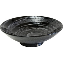 Made in Japan Ramen miska GUNMETAL SWIRL 24,5 cm 900 ml