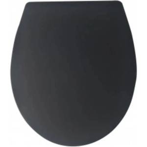 Inter Ceramic ТОАЛЕТНА СЕДАЛКА ДУРОПЛАСТ ЛЕЙЛА ЧЕРНА (6988354246111)