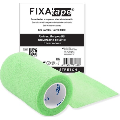 FIXATAPE STRETCH samofixačné ovínadlo zelené 7.5x450cm