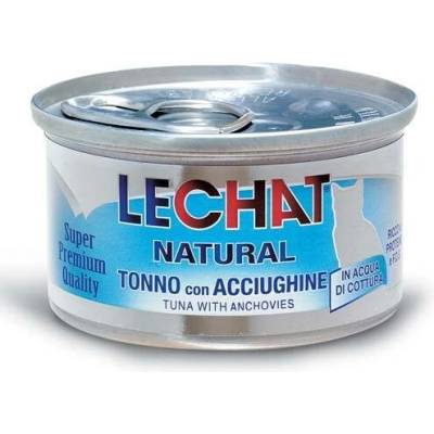 LECHAT NATURAL Tuniak s ančovičkami superpémiová pre dospelé mačky 80 g