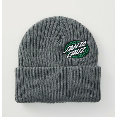 Santa Cruz Global Oval Dot Beanie storm grey