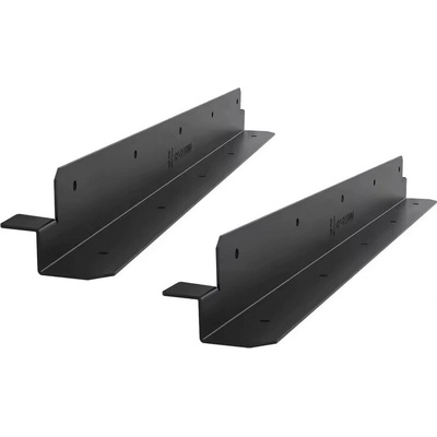 Držák kovový 57 cm pro uchycení solárních panelů, černý (2 ks sada); TP-ZM