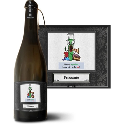 Sablio Si moja kyselina Prosecco biele suché šumivé víno 10,5 % 0,75 l (holá fľaša)