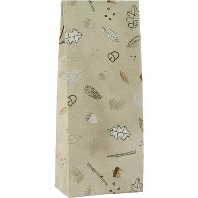 Ib Laursen Papírový sáček Forest Treasures 30,5 cm – set 5 ks, béžová barva