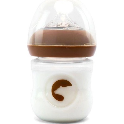 Kidnort kojenecká lahvička Blabaer hnědá 125ml