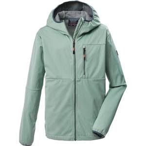 killtec Детско софтшел яке killtec Kid's Kos 124 Softshell jacket - Helles Naturgrün - размер 128 (EU) (703-6836-0211)