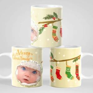Art gift Чаша със снимка - Merry Christmas