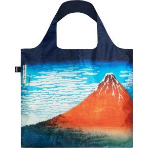 LOQI Чанта тип торба LOQI Museum Katsushika Hokusai Red Fuji от рециклиран материал (HO.RF.R)