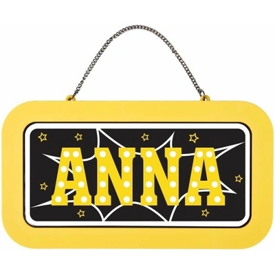 Albi Neonová cedulka se jménem - Anna
