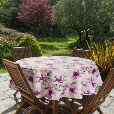 Eurofirany záhradný vodeodolný obrus Garden kvety (FI) 150cm