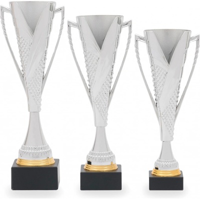 Pohár EKONOM výška 34 cm stříbrný/zlatý