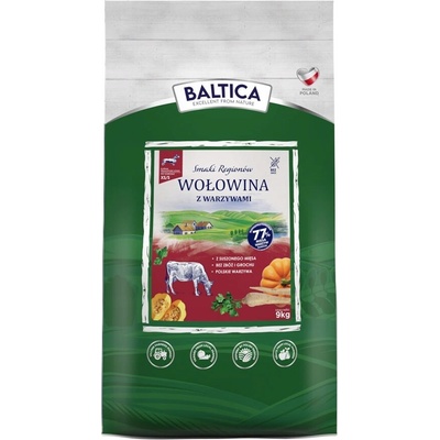 Baltica Hovädzie mäso so zeleninou XS/S 9 kg