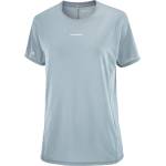 Salomon Дамска тениска Salomon Women's Sense Aero S/S Tee GFX Running shirt - Trade Winds / Pearl Blue - размер XS (916-5912-0111)