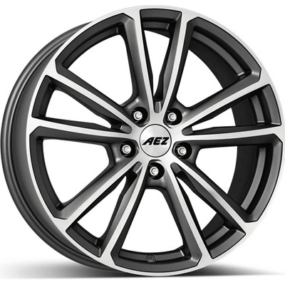 AEZ TIOGA 8x18 5x112 ET30 matt graphite polished