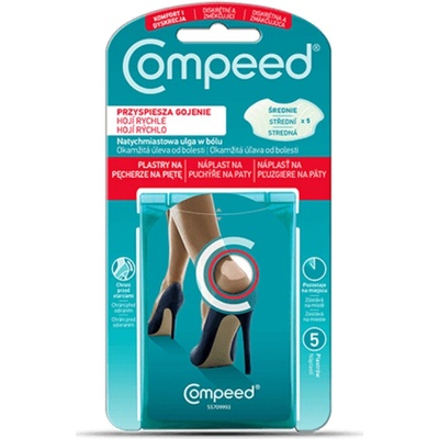 Compeed Náplasť na pľuzgiere pre topánky s vysokým podpätkom 5 ks