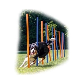 Trixie agility slalom tyče 12ks 115 cm