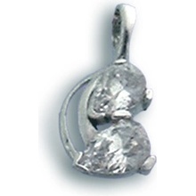 Silverbox Stříbrný přívěsek se zirkony 2T184169
