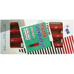 JACKWAY Отвертки изолирани 1000v 7 бр. к-т | jn78490 jackway (jn78490)