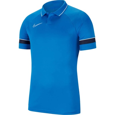 Nike Поло тениска Nike M NK Academy 21 DRY SS POLO Син Velikost XL