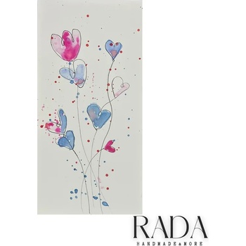 Ръчно изработена любовна картичка - Love Card #2 (LOVECARD02)