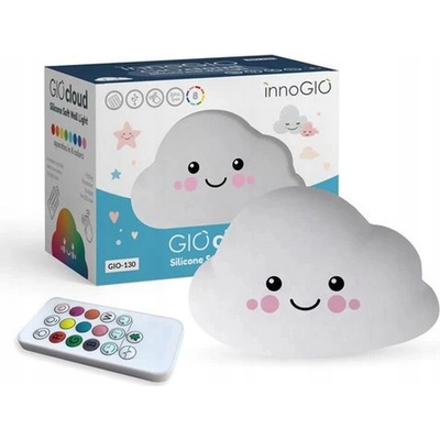 Innogio přenosná silikonová lampička včetně dálkového ovladače Cloud