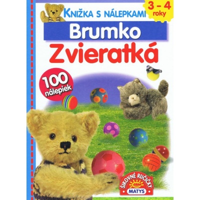 Knižka s nálepkami Brumko Zvieratká