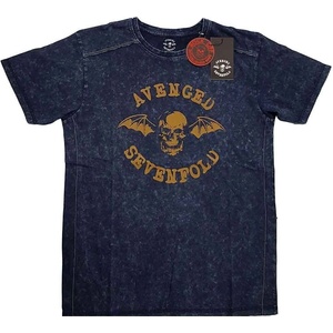 Avenged Sevenfold Logo (Wash Collection) Navy Blue L Риза (ASSWASH01MN03)