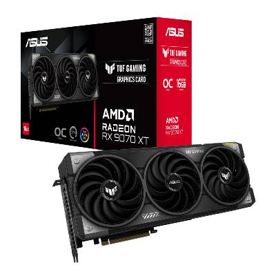 Видео карта ASUS TUF Gaming Radeon RX 9070 XT OC Edition 16GB GDDR6, 256-bit, HDMI, 3xDP (70778)