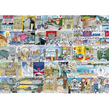 Gibsons - Puzzle Bright Lights and Big Cities XL - 500 piese