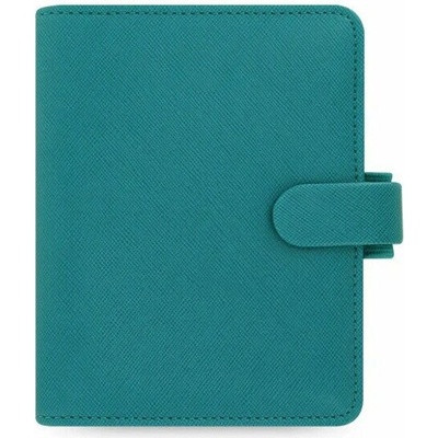 Filofax Saffiano A7 týdenní 2026 akvamarín