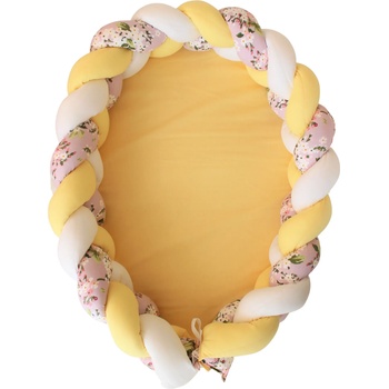 Image 1 of Blossom Bay Гнездо Blossom Bay - 2 в 1, жълто с цветчета (nest-1-22-33-22)