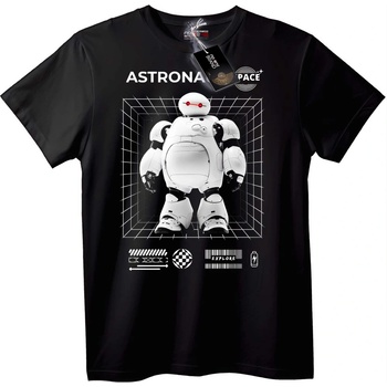 NOONEBRAND Тениска Астронавт робот - 7XL, Black