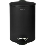 blomus Кошче за отпадъци Tubo черно (69214)