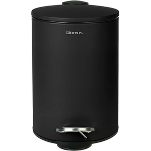 blomus Кошче за отпадъци Tubo черно (69214)