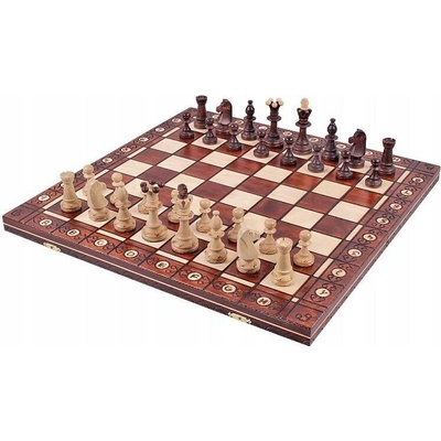 DŘEVĚNÉ ŠACHY ZDOBENÉ „CONSUL“ – ORIGINÁLNÍ! Sunrise Chess & Games