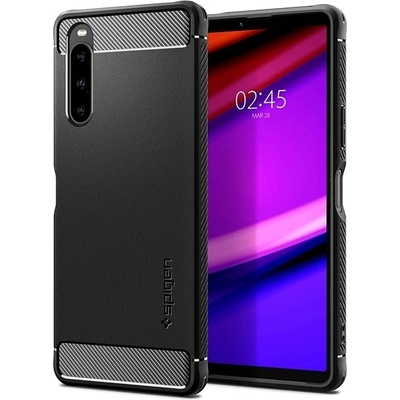 Pouzdro Spigen Rugged Armor Black Sony Xperia 10 V ACS06202 – Zboží Mobilmania