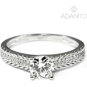 Beneto AGG602 Strieborný prsteň so zirkónmi