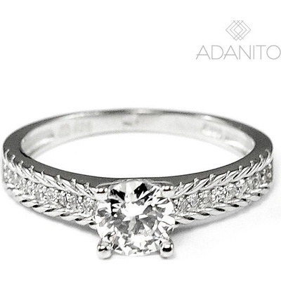 Beneto AGG602 Strieborný prsteň so zirkónmi