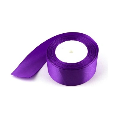 Stuha saténová 4cm x 23m FIALOVÁ – Zboží Mobilmania