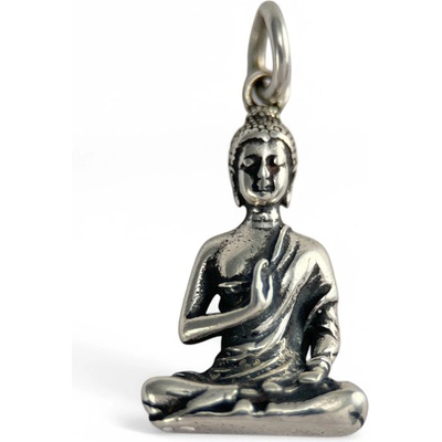 Drakkaria BUDDHa čakrový stříbrný přívěsek P7612