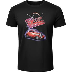 HYBRIS мъжка тениска ZZ Top - Eliminator Glow - черна - HYBRIS - WMX-1-ZZT001-BK