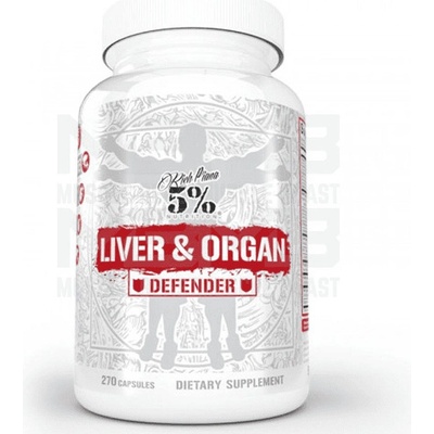 5% Nutrition Liver & Organ Defender 270 kapsúl