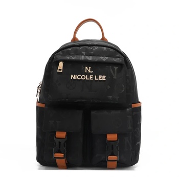 Раница Nicole Lee, 27x35x14.5 cm, черна (34315-А-ЧЕРЕН)