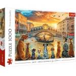 Trefl Puzzle - 1000 - Puppies in Venice - Trefl 10944