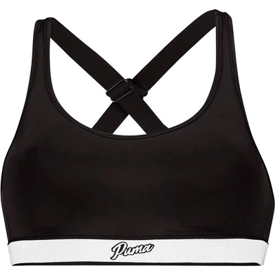 PUMA Sporty Padded bikini top - Black (Black)