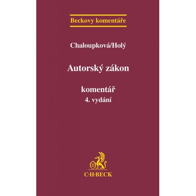 Autorský zákon. Komentář, 4. vydání