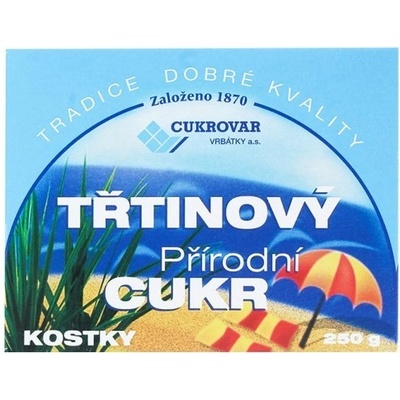 Cukrovar Vrbáky Cukor trstinový kocky 250 g