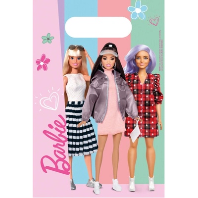 Barbie taška papírová 8 ks