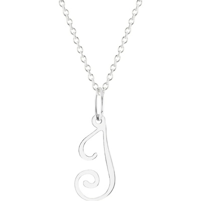 Gemmax Řetízek s písmenem „I“ bílé zlato GUSWN-42861-25841